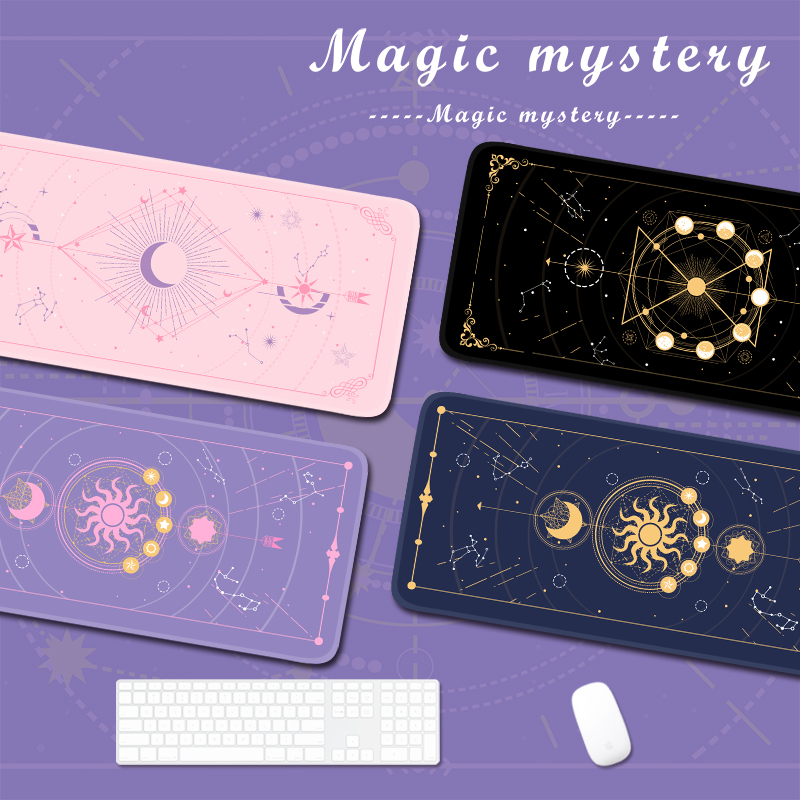 Gaming Accessories Cute - Magie Mond Sterne Lila Extra Große