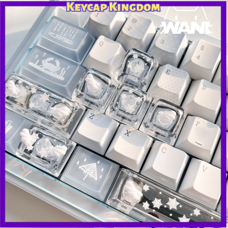 Gaming Accessories Dropshipping Suppliers - Original Snowflake Angel Theme Key Dropping