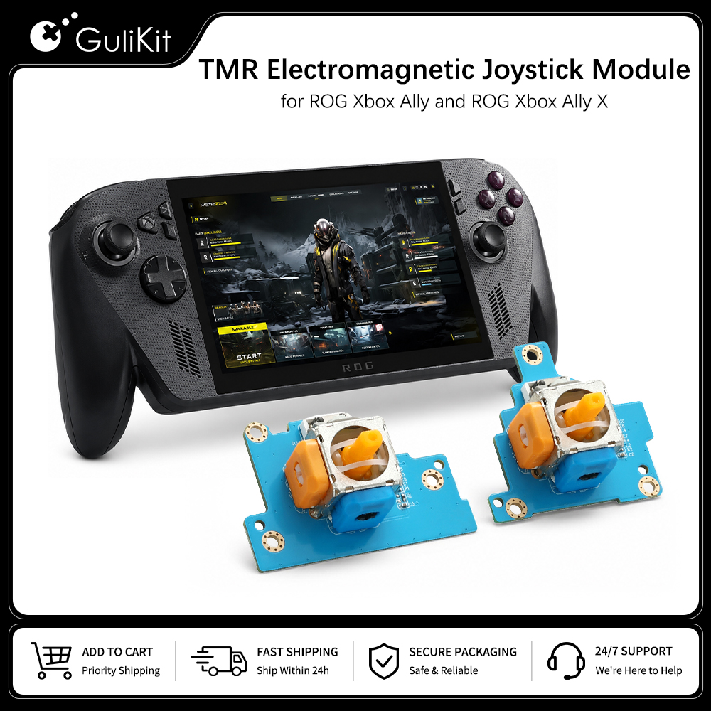 Gaming Accessories Joystick - GuliKit TMR Elektromagnetisches Joystick-Modul für ROG