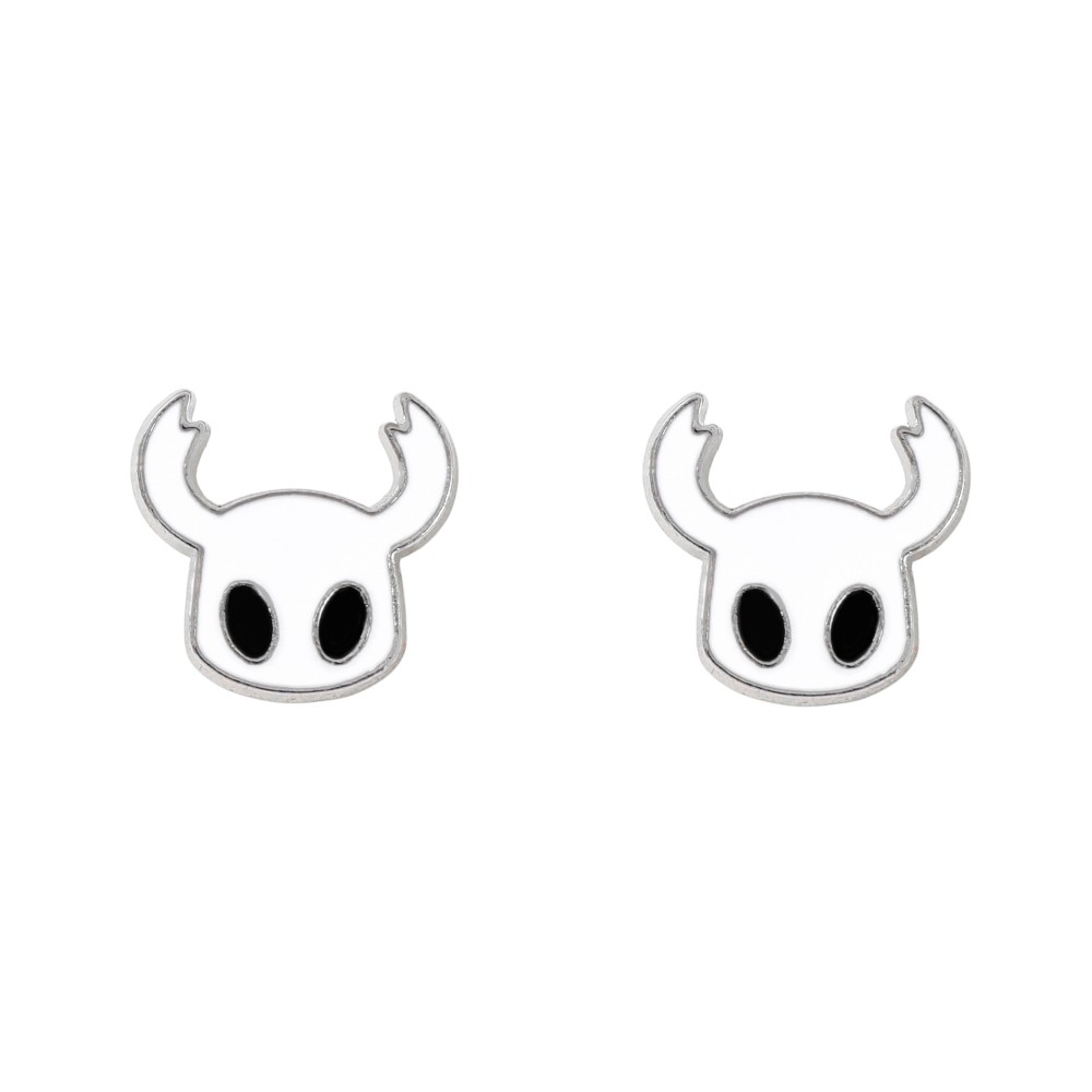 Gaming Accessories Cute - 1 Paar Gaming-Accessoire-Ohrringe Hollow Knight Hauptscharakter-Ohrstecker,