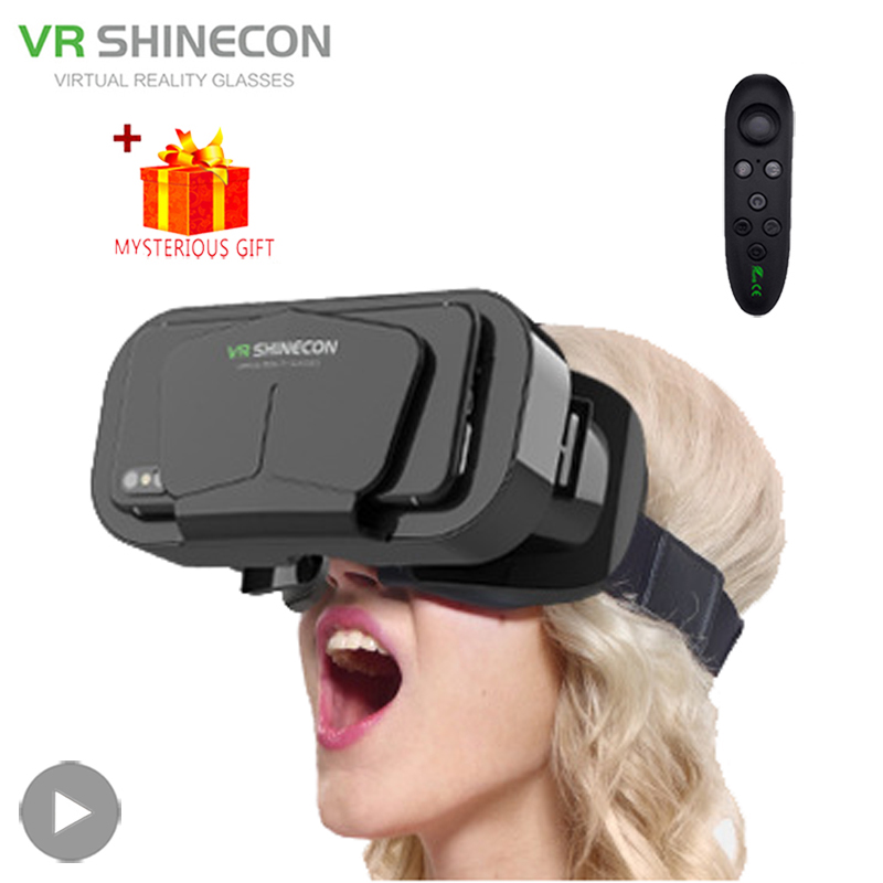 Gaming Accessories For 8 Year Old - Shinecon VR-Brille, 3D-Headset, Virtual-Reality-Geräte, Helm, Viar,
