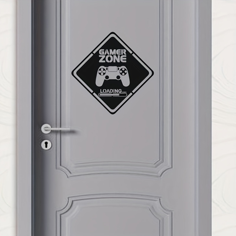 Gaming Accessories Bedroom - 1 Stück Gamer Zone Tür Aufkleber