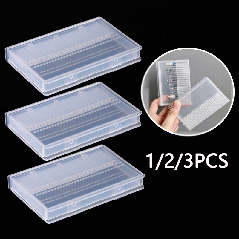 Gaming Accessories Storage - 1/2/3 Stück 20-Fächer Transparente Aufbewahrungsbox für