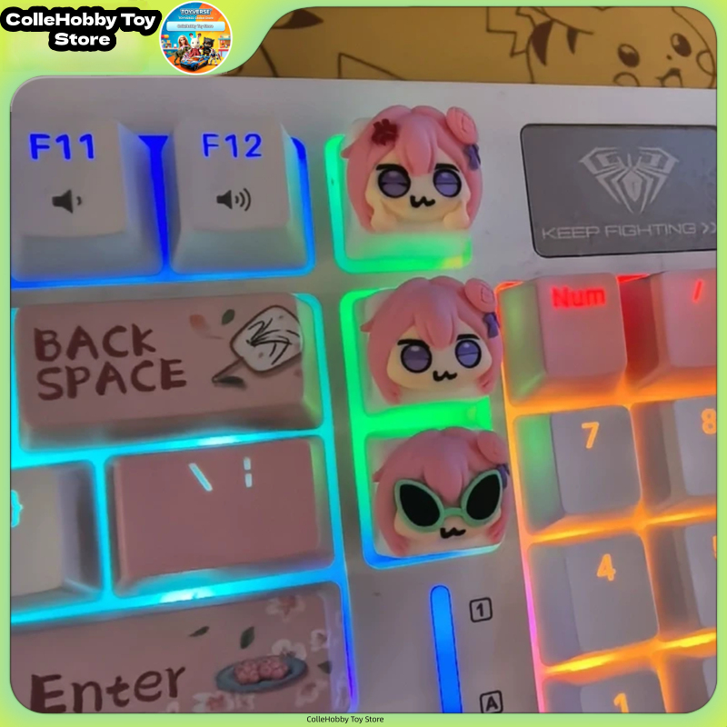 Gaming Accessories Cute - Lobo-Tastenkappe, Doro, niedliche Kunstharz-Tastenkappe, kreative, personalisierte