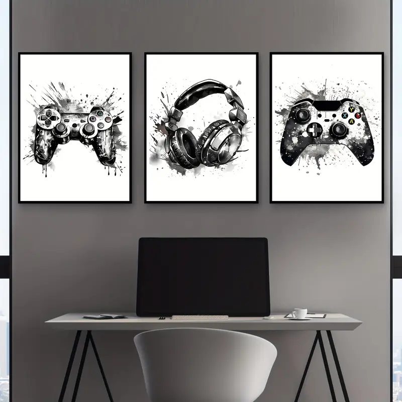 3-teiliges rahmenloses Leinwan – Gaming Accessories Bedroom Bewertung und Preis