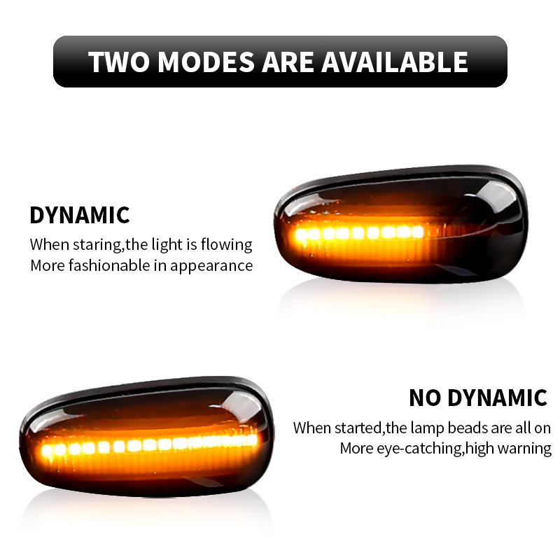 2PCS LED Dynamische Seitenmark – Gaming Accessories Storage Bewertung und Preis