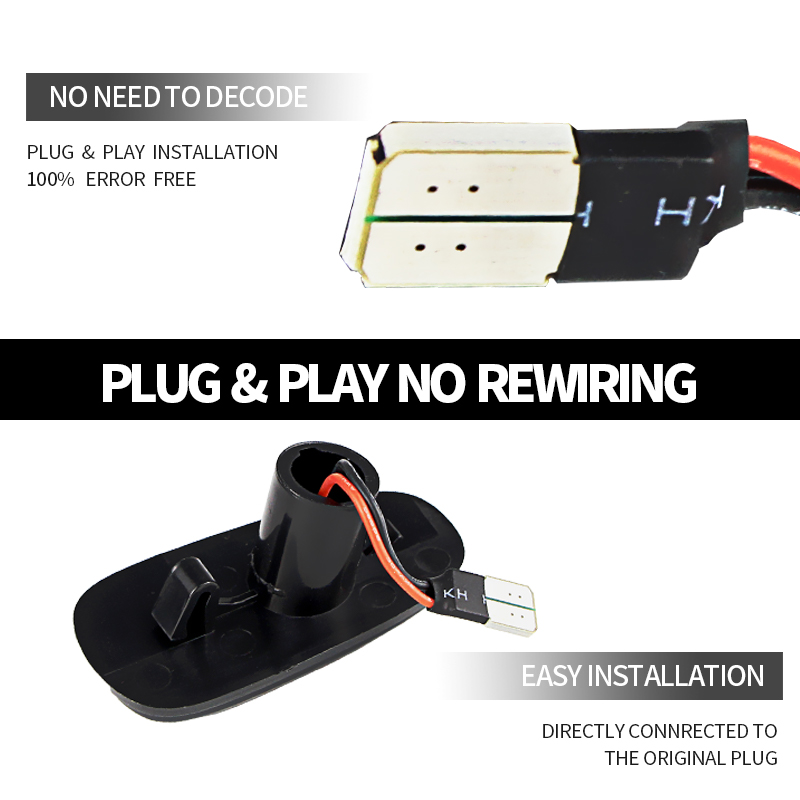 2PCS LED Dynamische Seitenmark – Gaming Accessories Storage Bewertung und Preis