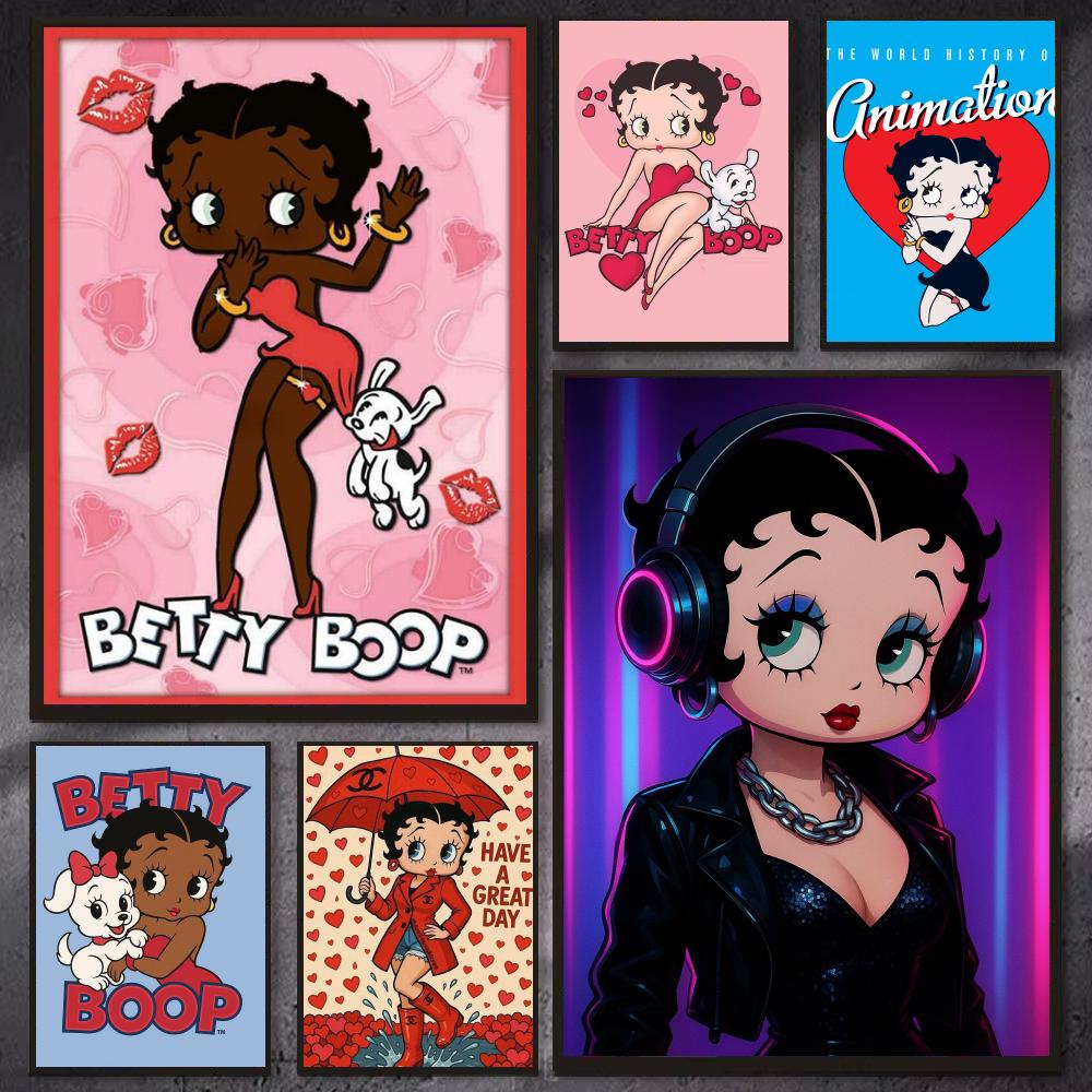 Cartoon B-Betty Boop Poster Mo – Gaming Accessories Bedroom Bewertung und Preis
