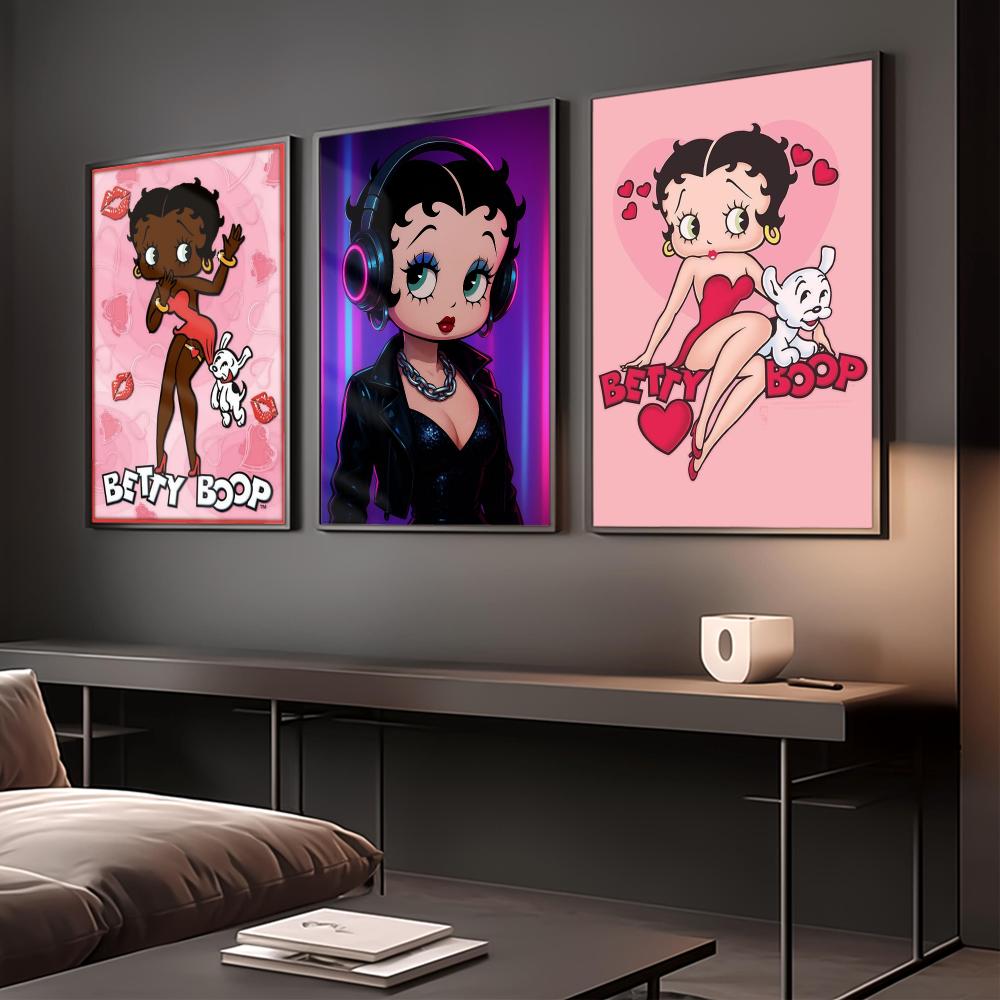 Cartoon B-Betty Boop Poster Mo – Gaming Accessories Bedroom Bewertung und Preis