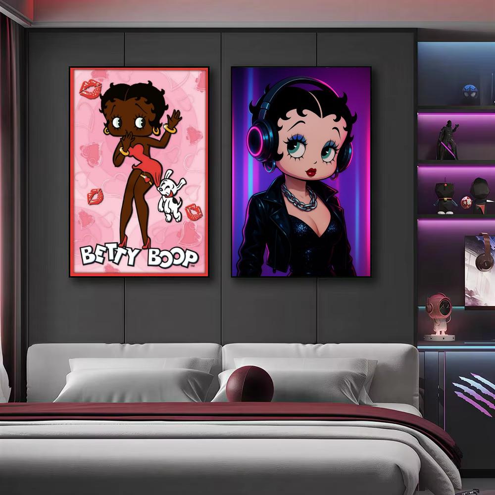 Cartoon B-Betty Boop Poster Mo – Gaming Accessories Bedroom Bewertung und Preis