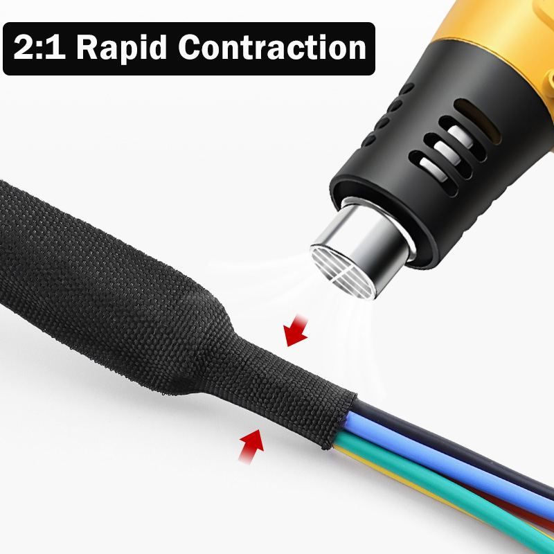 Schrumpfschlauch, geflochtene  – Sleeved Cable Kit Bewertung und Preis
