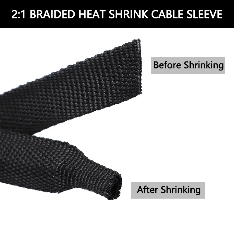 Schrumpfschlauch, geflochtene  – Sleeved Cable Kit Bewertung und Preis